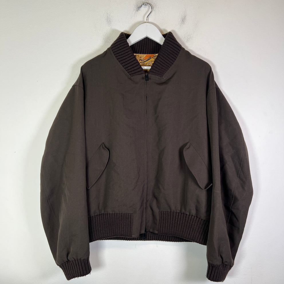 Fendi FF Marble-Effect Reversible Bomber Jacket