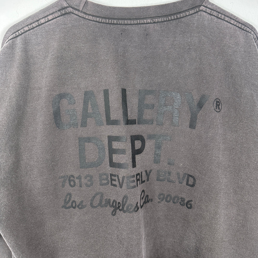 Gallery Dept. Grey Flame Logo Longsleeve Size XL