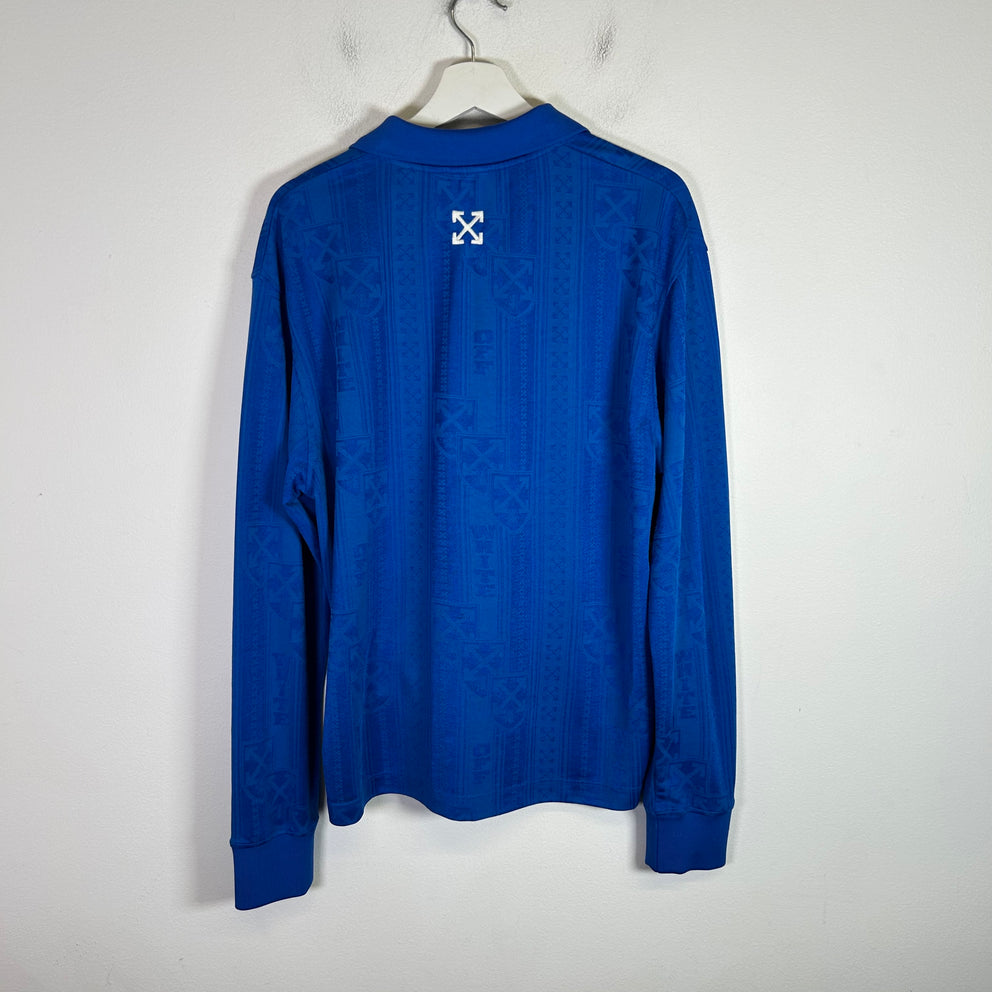 Off-White Lion Nation Longsleeve Soccer Jersey