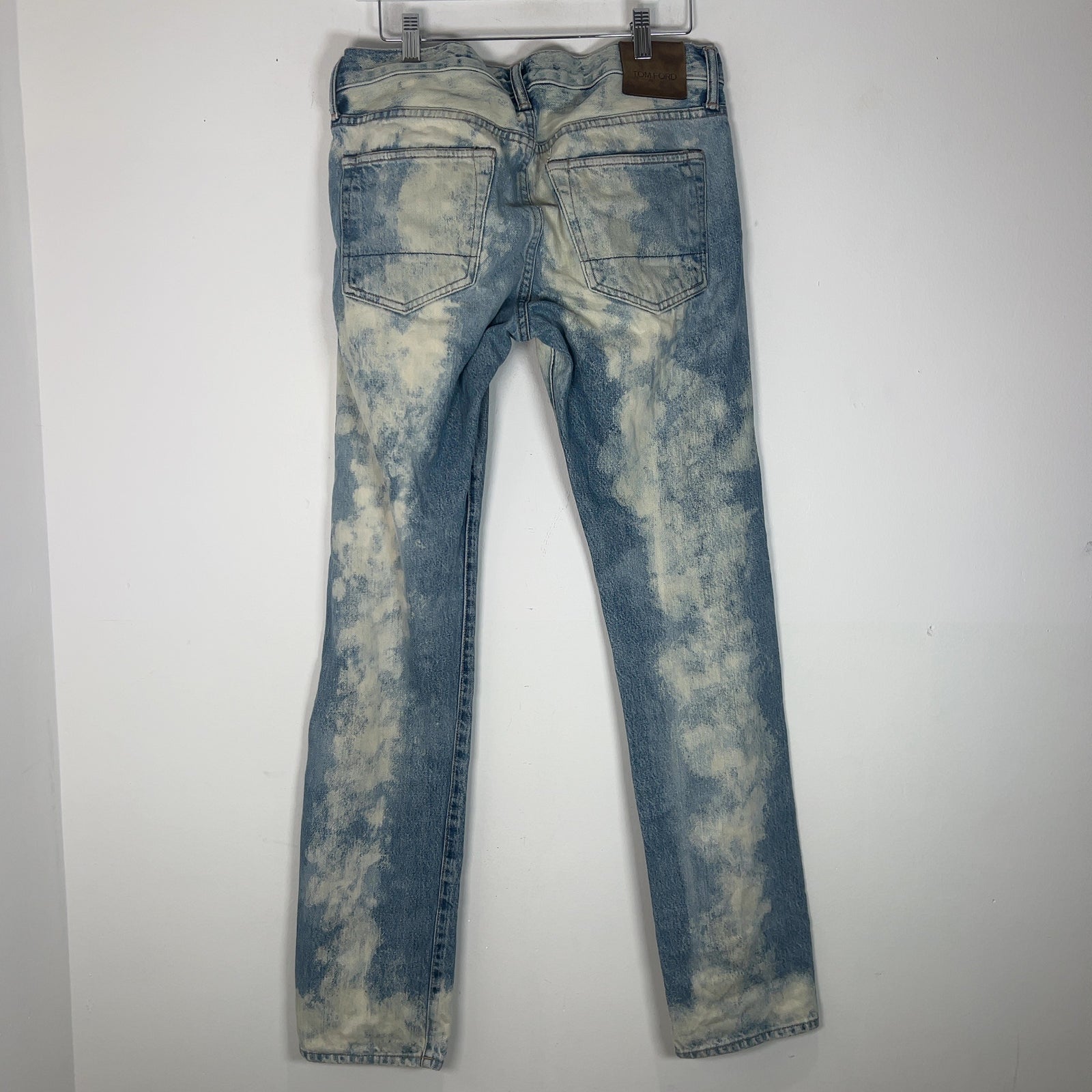Tom Ford Acid Washed Straight Leg Jeans