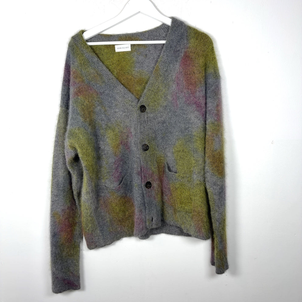 John Elliott Mohair Knit Cardigan