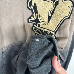 Vertabrae Grey Patch Hoodie Size M