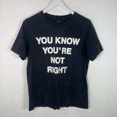 Number (N)ine 'You Know You're Not Right' Graphic T-Shirt