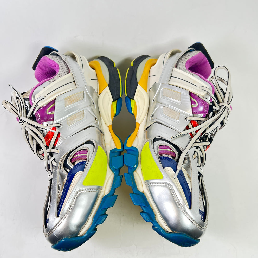 Balenciaga Multi-Color Metallic Track Sneaker