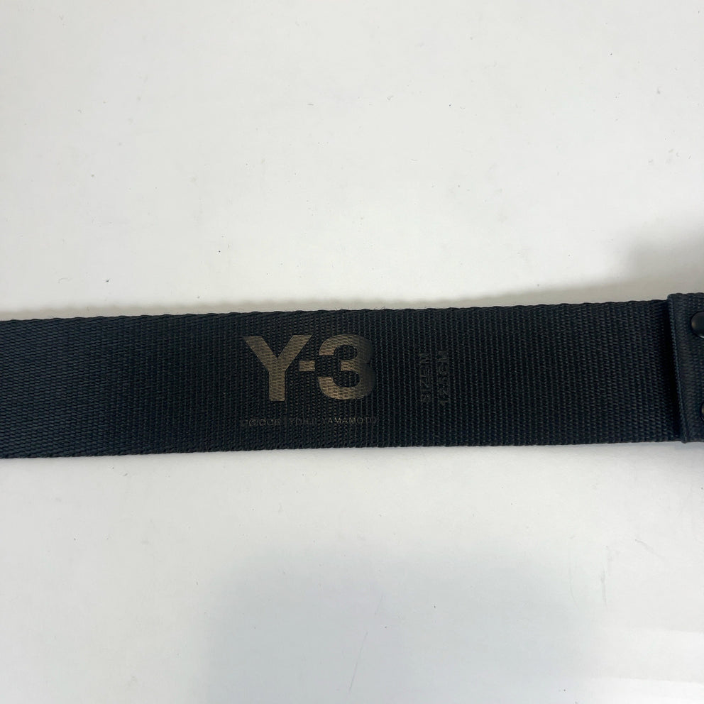 Y-3 Logo D-Ring Belt