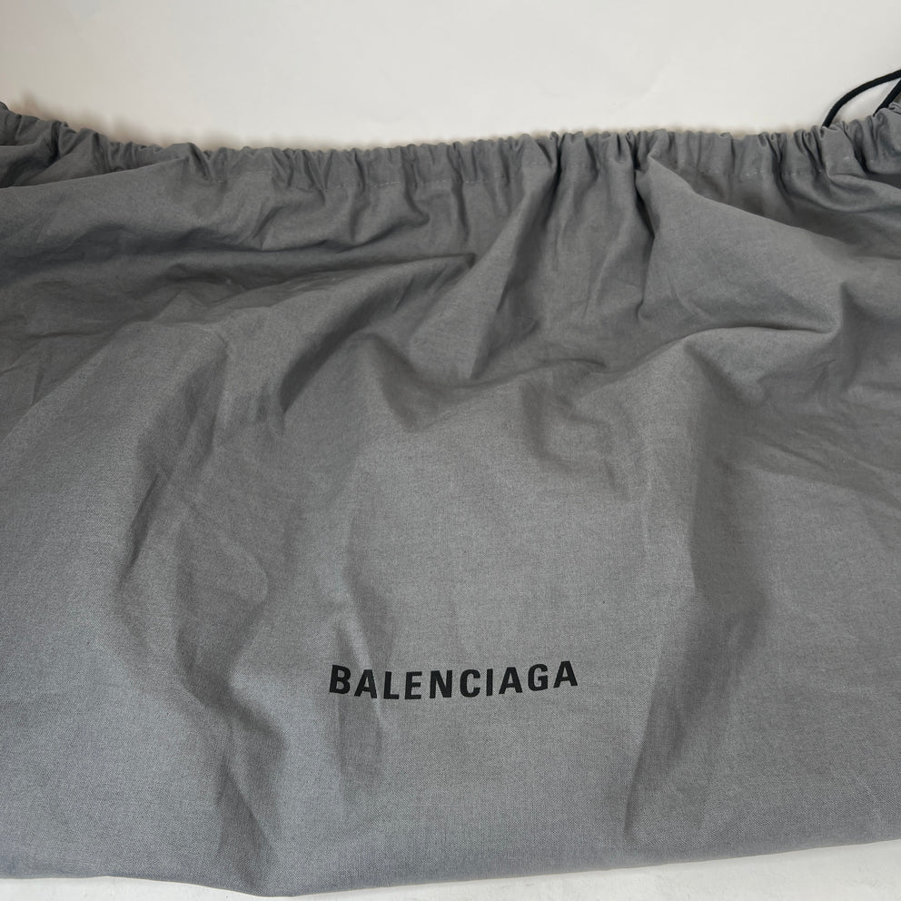 Balenciaga x Croc FW22 Black Large Perforated Tote Bag