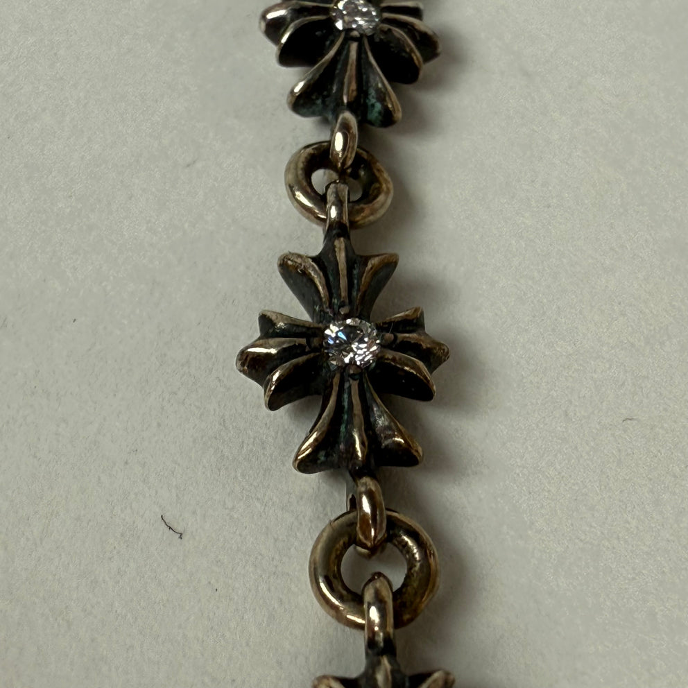 Chrome Hearts Tiny E .925 Diamond Earring