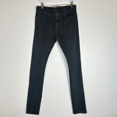 Saint Laurent D02 Black Stone Wash Jeans Size 31