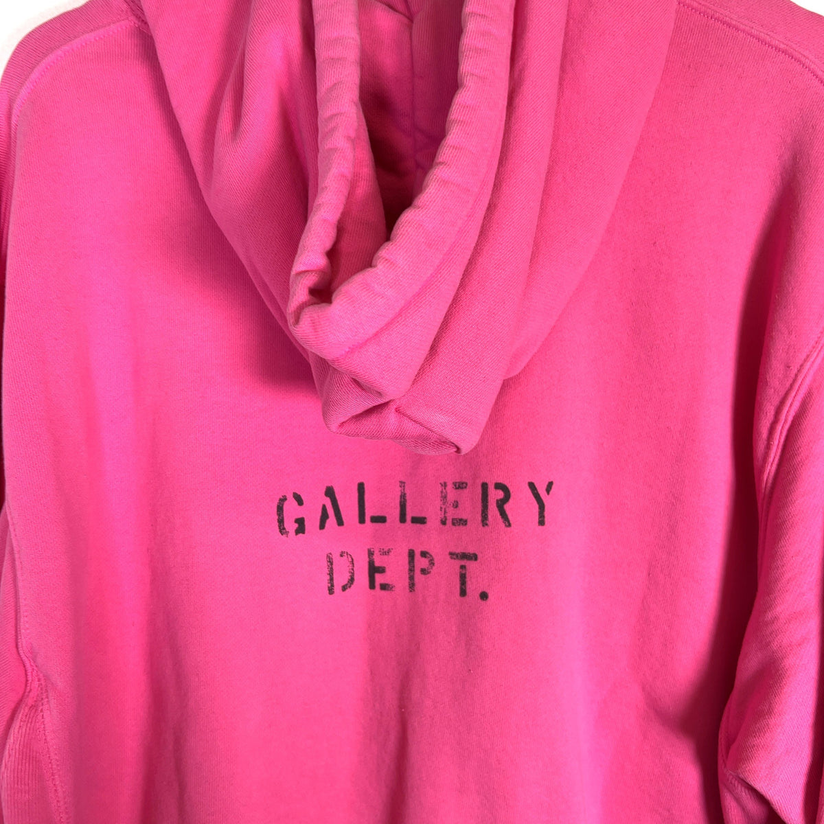 Gallery Dept Pink Dept Logo Hoodie