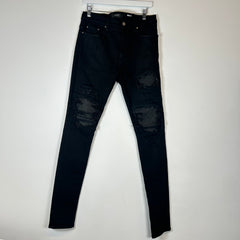 Amiri Black Leather MX1 Size 32