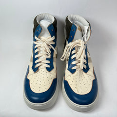 Visvim Blue/Brown Chamberlain Hi-Top Sneaker Size 12
