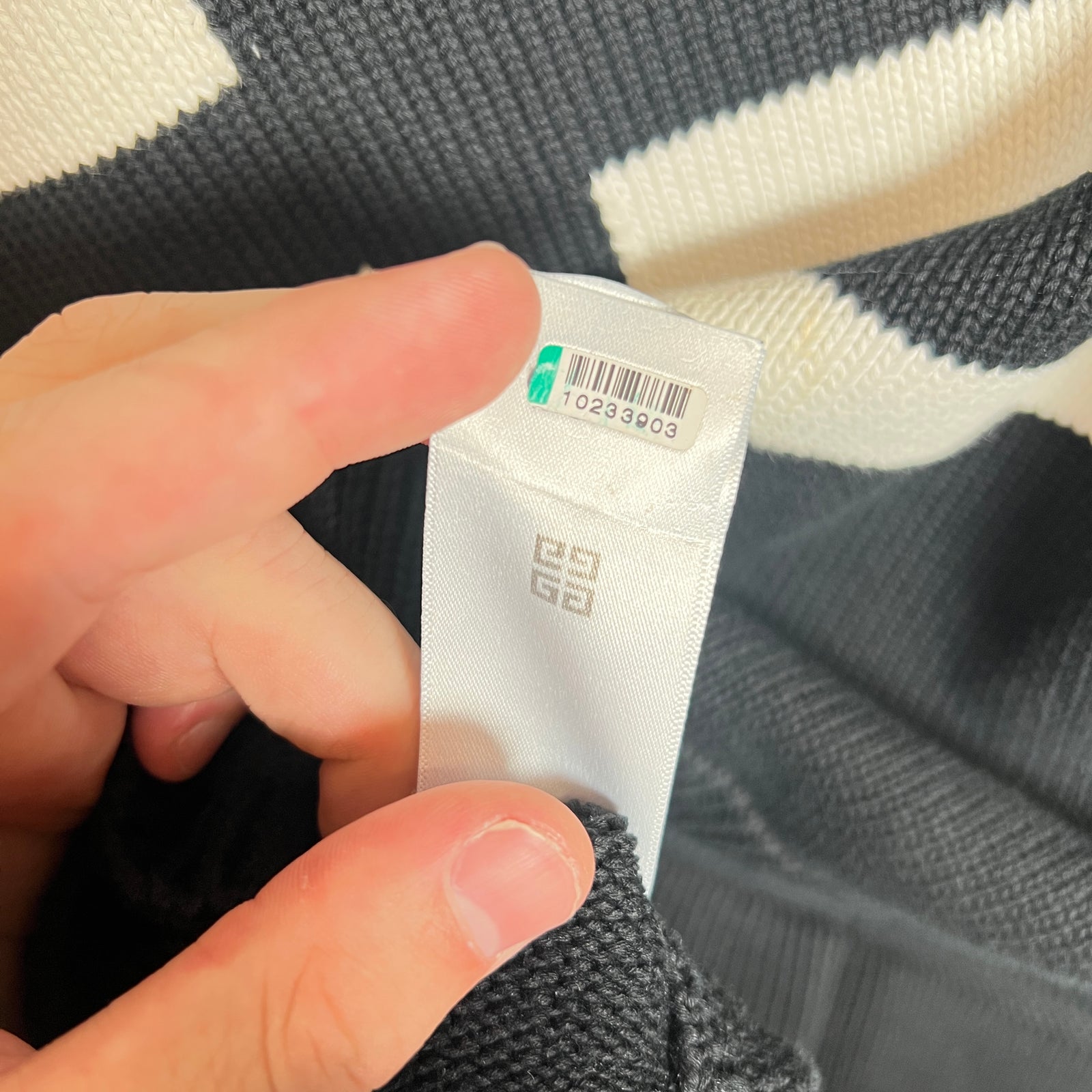 Givenchy Black 4G Knit Sweater Size M