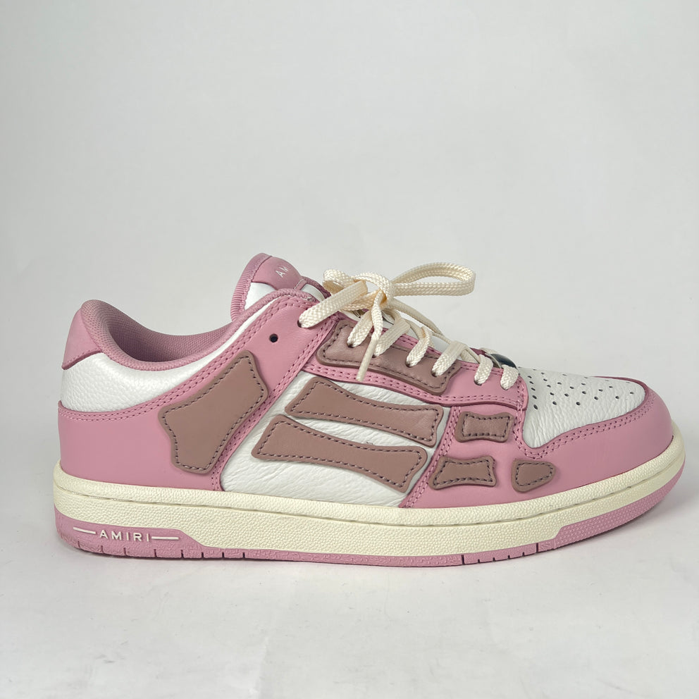 Amiri Pink Skel Low-Top Sneaker Size 42