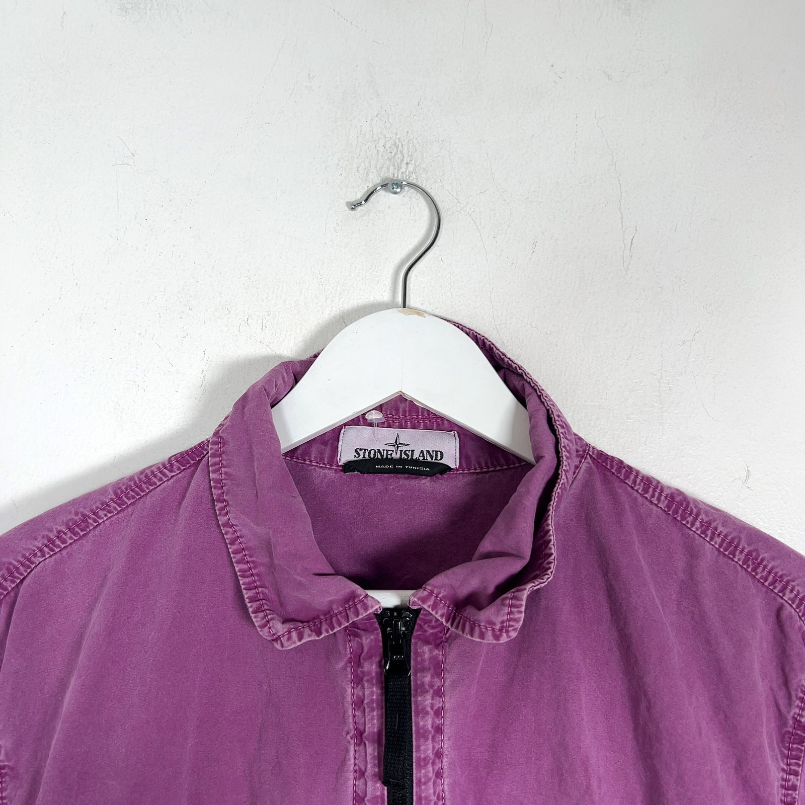 Stone Island Faded 2-Pocket Zip-Up Jacket