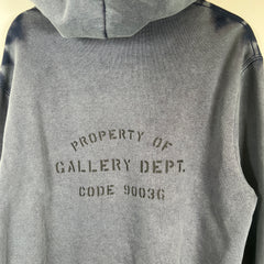 Lanvin x Gallery Dept Navy Paint Splatter Hoodie Size L