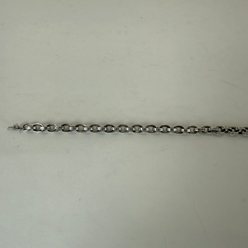Chrome Hearts 'Paper Chain' .925 Silver Bracelet