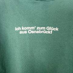 Vetements Green German Tourist Hoodie Size S