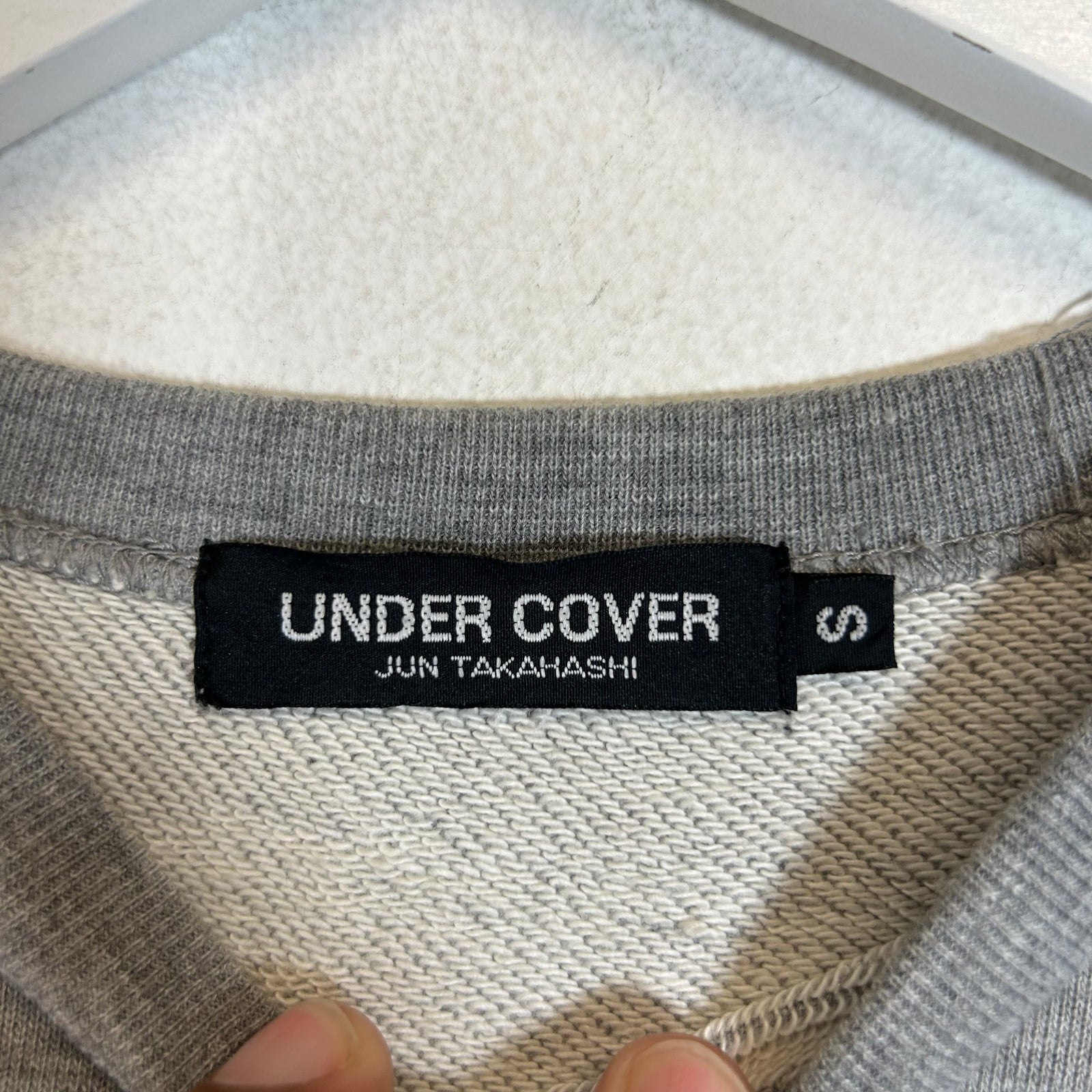 Undercover Grey Mad Dog Logo Crewneck Size S