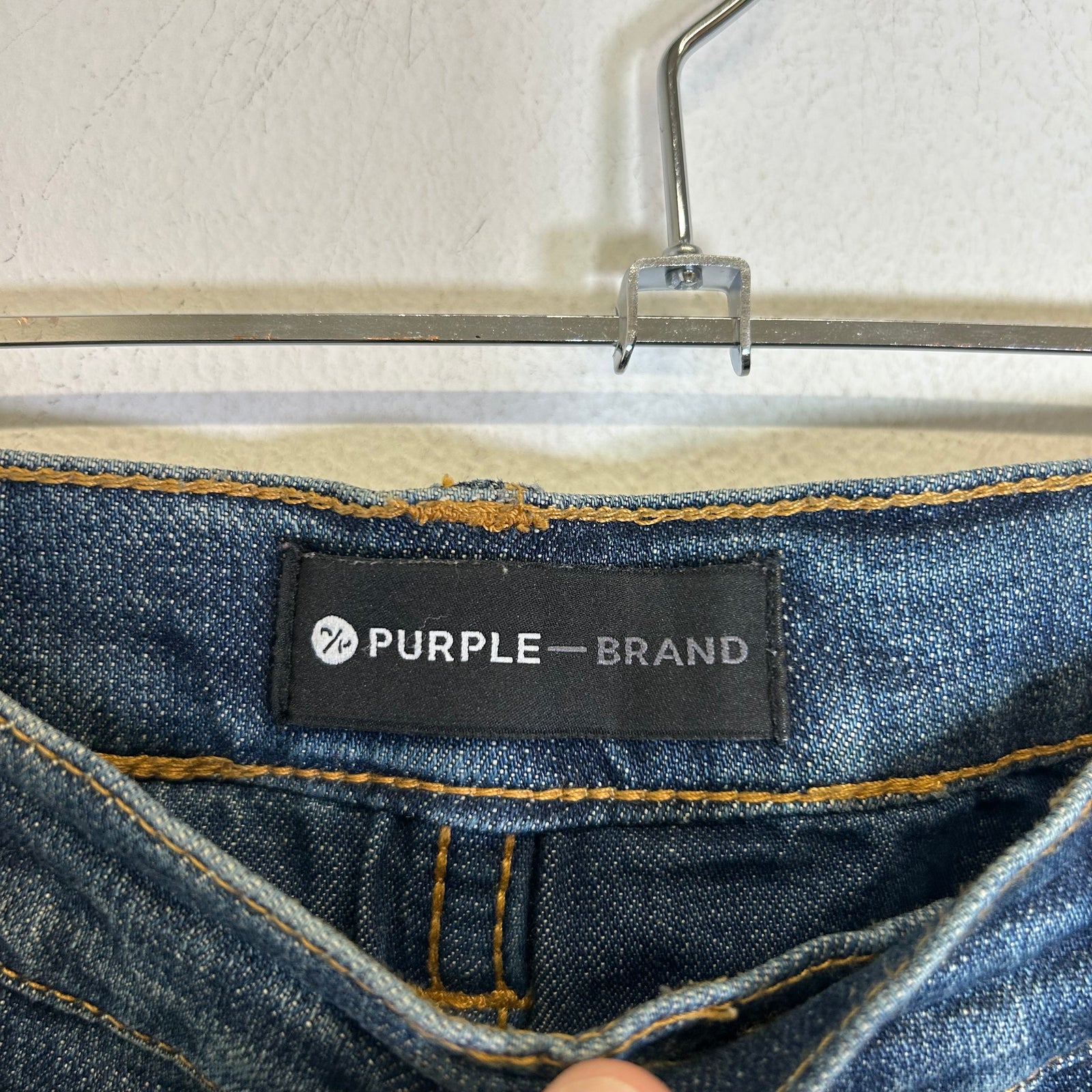 Purple Brand P002 Ripped Slim-Cut Jeans