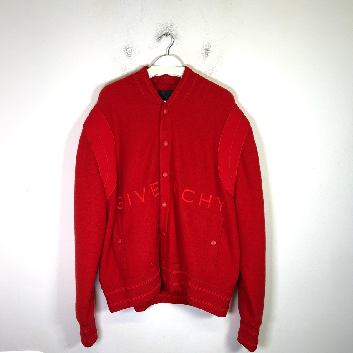 Givenchy Wool Varsity Bomber Jacket