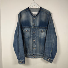Maison Margiela Collarless Denim Jacket Size L