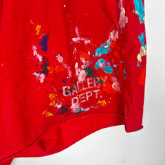 Gallery Dept Red Paint Splatter Shorts Size XL
