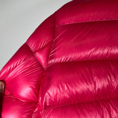 Moncler Pink Copenhague Giubbotto Down Jacket Size 0