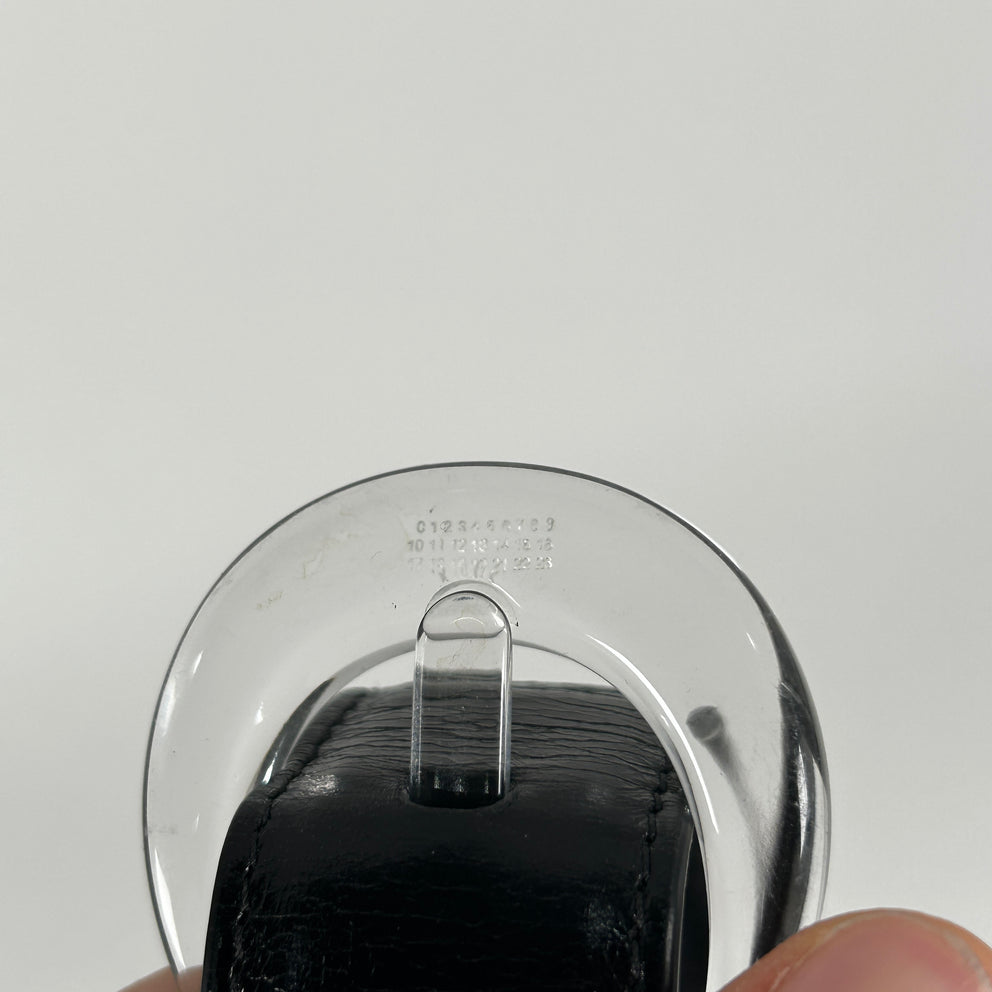 Maison Margiela Black 'Glam Slam' Patent Leather Bag