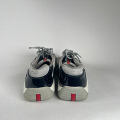 Prada Navy Vintage Patent Leather Cups Size 11.5