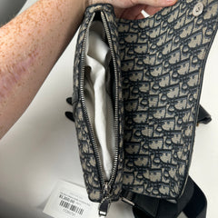Dior Mens Oblique Saddle Crossbody Bag