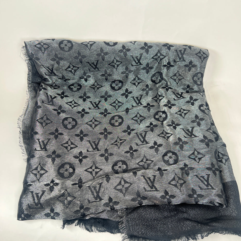 Louis Vuitton Metallic Shine Monogram Shawl