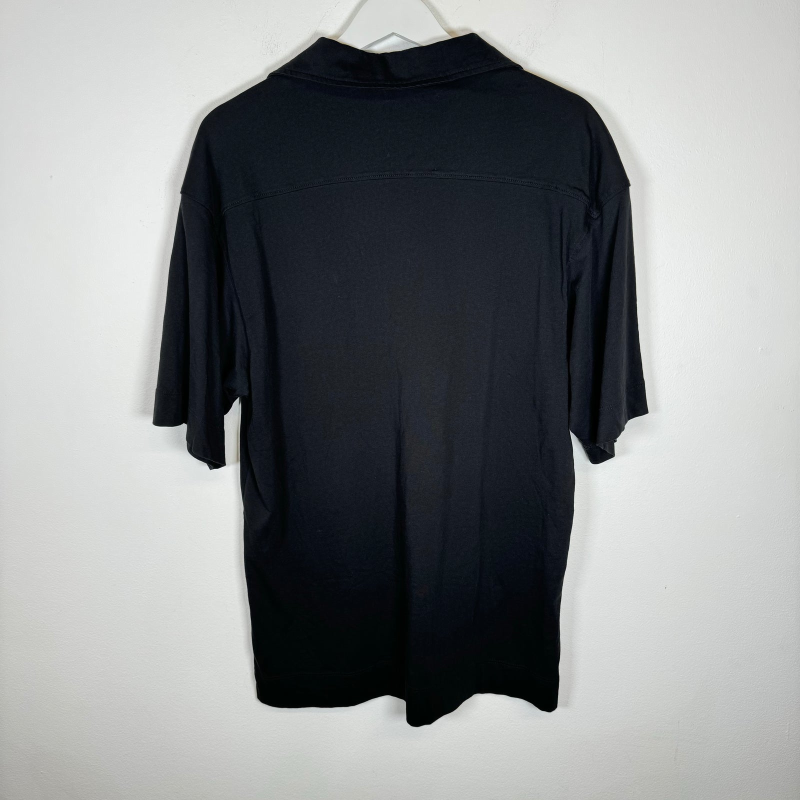 Dries Van Noten Black Polo Shirt Size M