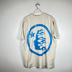 Hellstar Blue/Cream Logo T-shirt Size XL