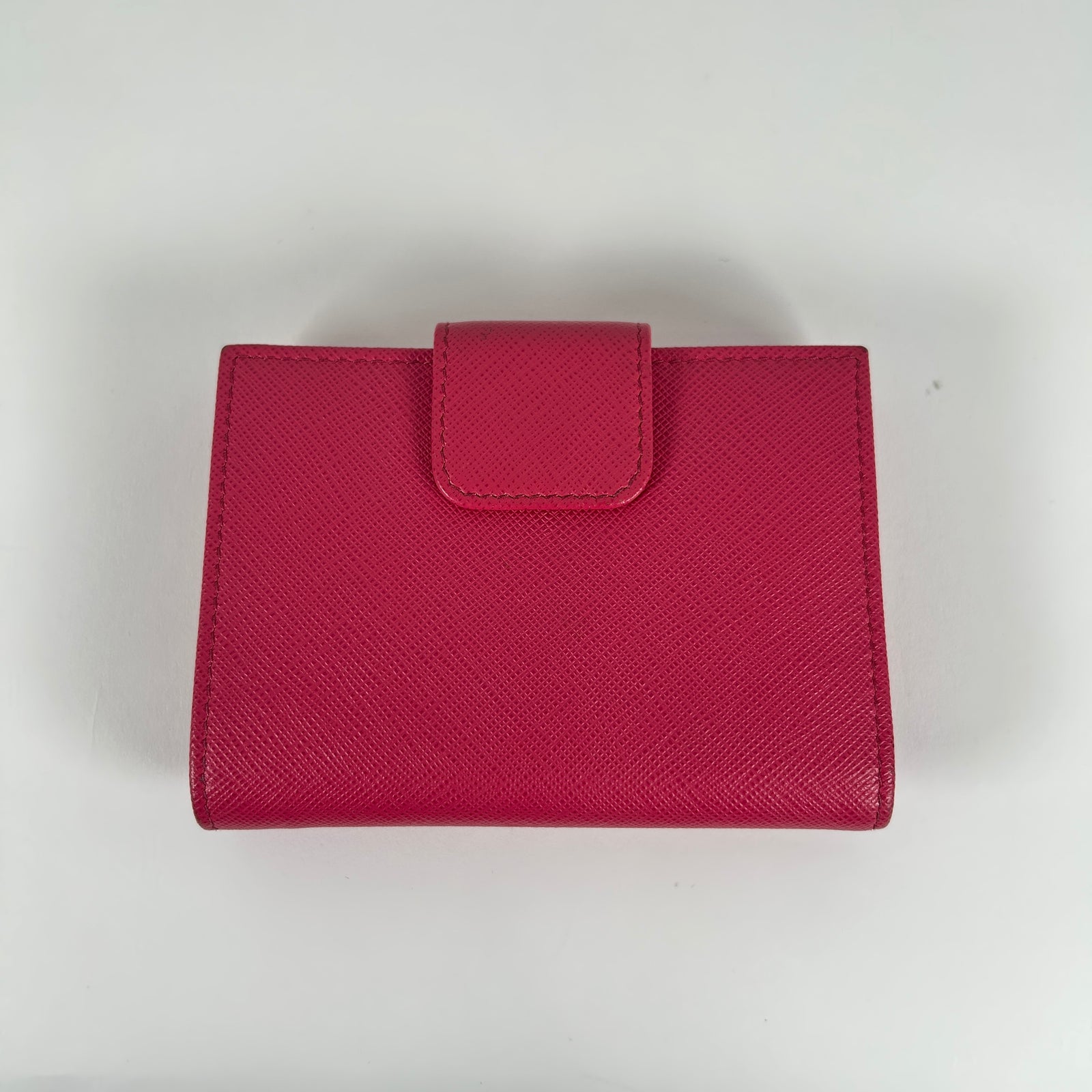 Prada Small Saffiano Pink Wallet