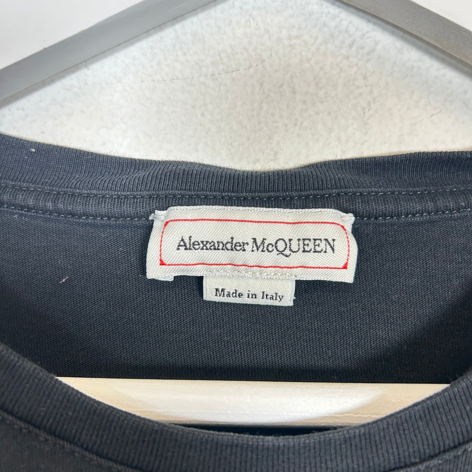 Alexander McQueen Black Skull Graphic T-shirt Size L