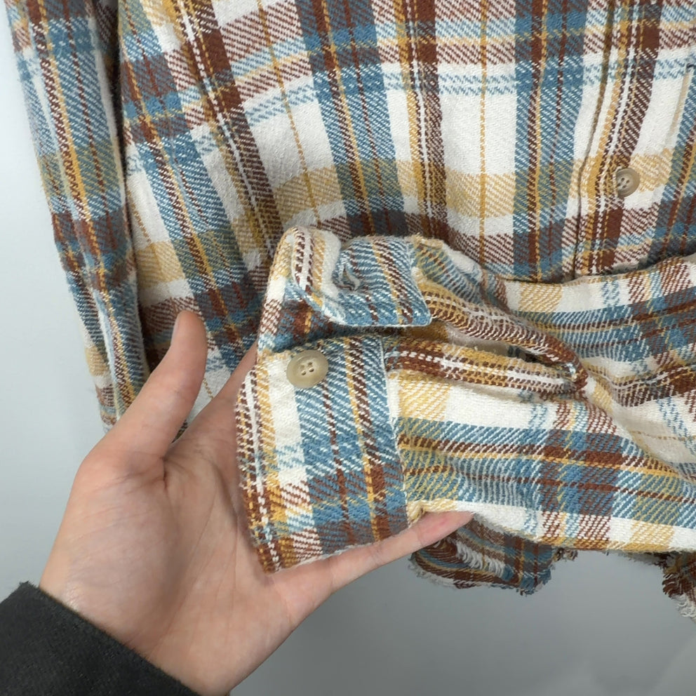 John Elliott Flannel Button Up Shirt