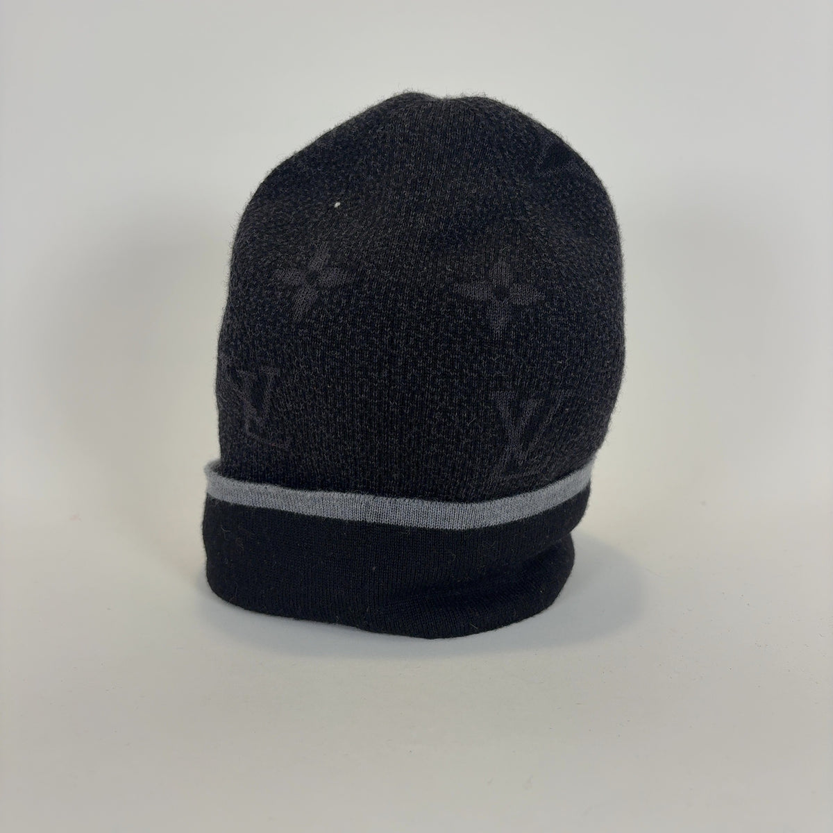 Louis Vuitton Monogram Logo Beanie