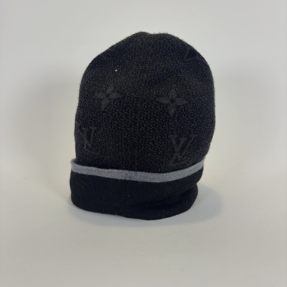 Louis Vuitton Monogram Logo Beanie
