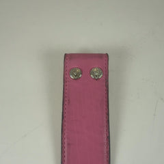 Chrome Hearts 'CH' Buckle with Pink Belt Strap