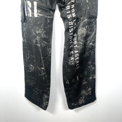 Amiri Army Stencil Silk Pants