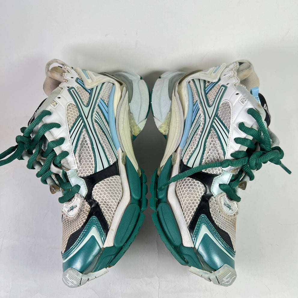 Balenciaga Green/Blue Mesh Runners