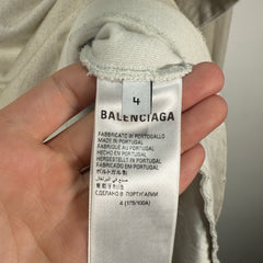 Balenciaga Skater Distressed Oversized Longsleeve Size XXXL