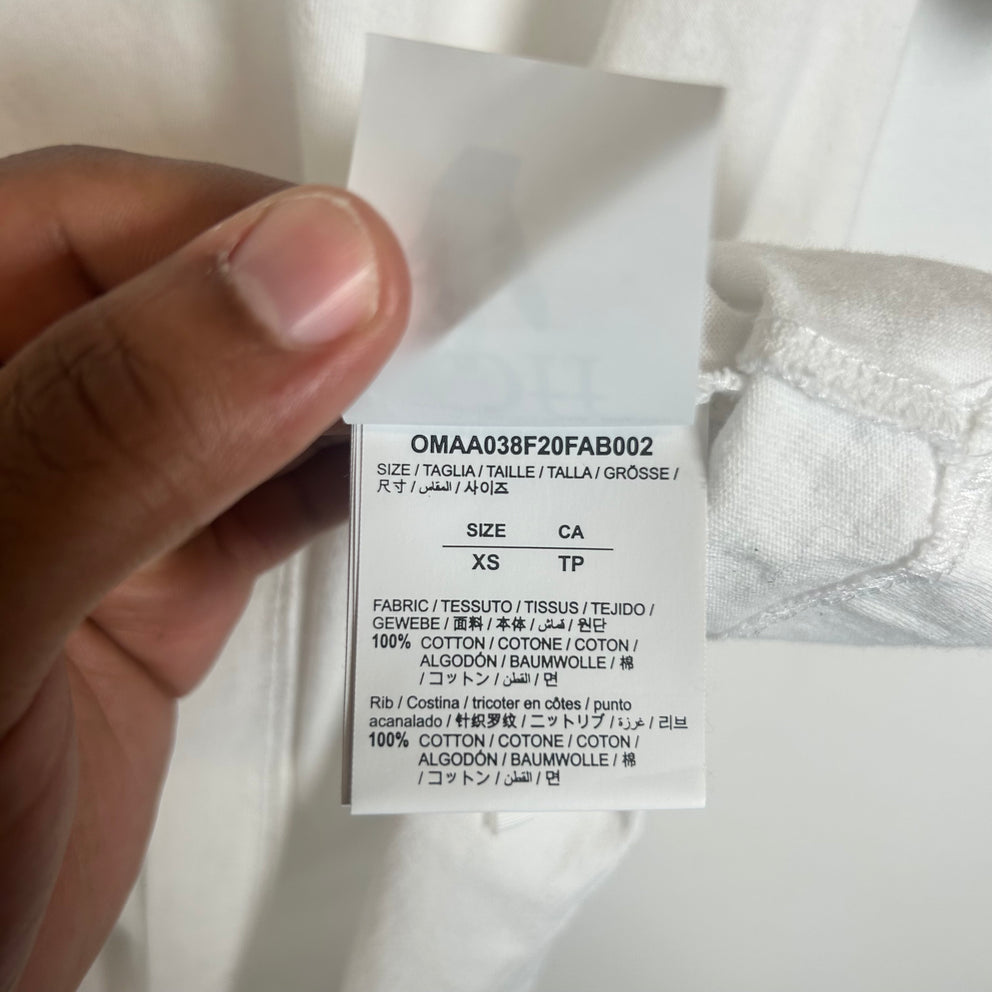 Off-White White Carravaggio T-Shirt Size XS