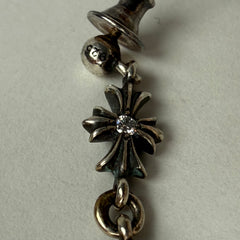 Chrome Hearts Tiny E .925 Diamond Earring