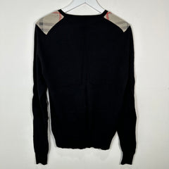 Burberry Panel Knit Check Sweater Size S