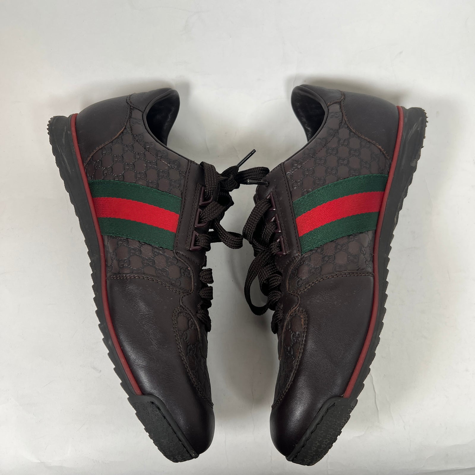 Gucci Chocolate Guccissima Sneaker Size 8.5
