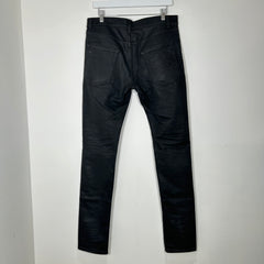 Saint Laurent Waxed Denim Jeans Size 32