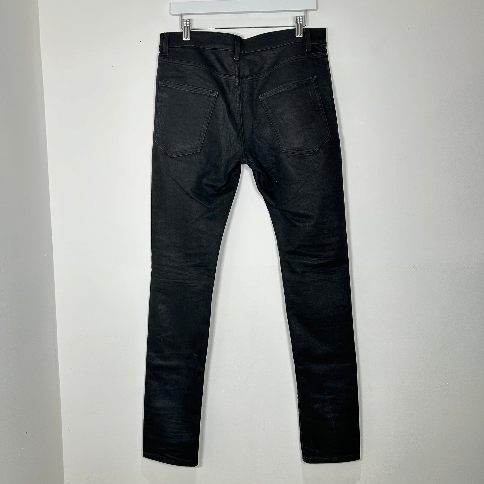 Saint Laurent Waxed Denim Jeans Size 32