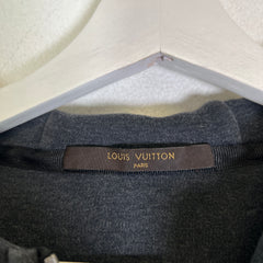 Louis Vuitton Vintage 'King Of Trunk Makers' Patch Zip-Up Hoodie