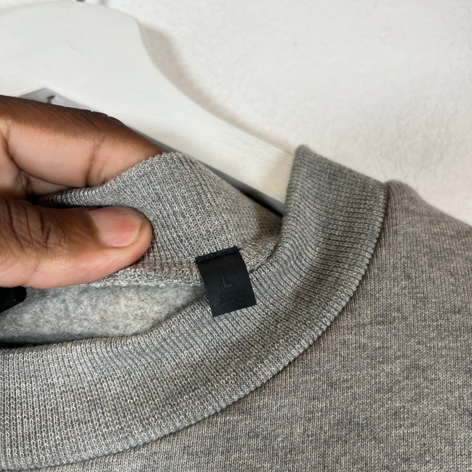 Fear Of God Dark Heather State Crewneck Size L
